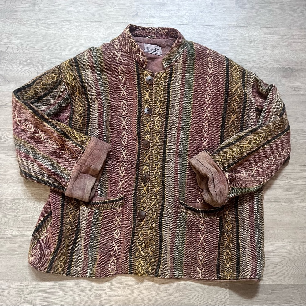 Treska Boho Blanket Jacket (M/L)